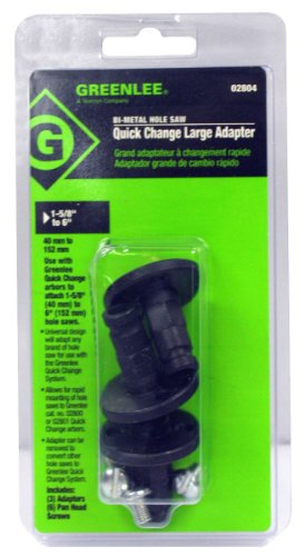Greenlee 02804 Hole Saw Adapter Kit, Large, 3-Pack