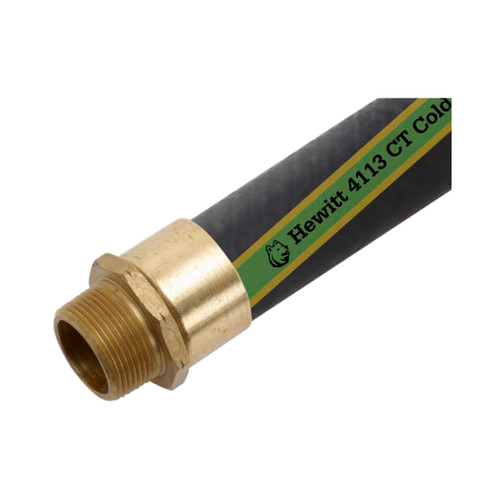 Hewitt 4113CT 1 in. Cold Temperature Aviation Fueling Hose Assemblies w/ Male NPT Ends