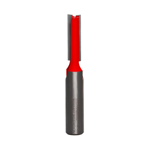 Double Flute Straight Bits Carbide-tipped, 3/8" dia., 1-1/4"H