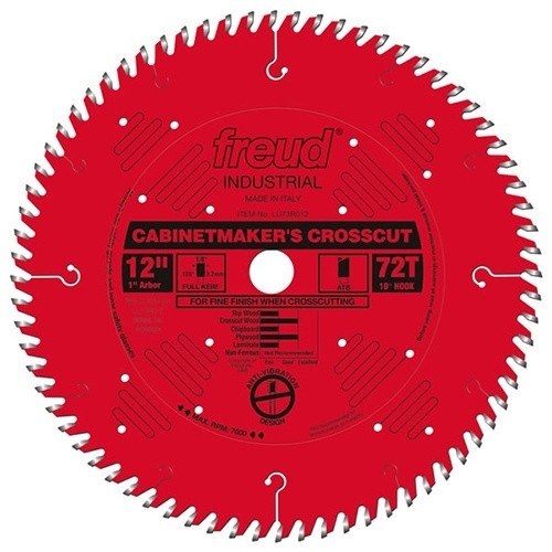 Freud Cabinetmaker's Crosscut Blade LU73R, 12"