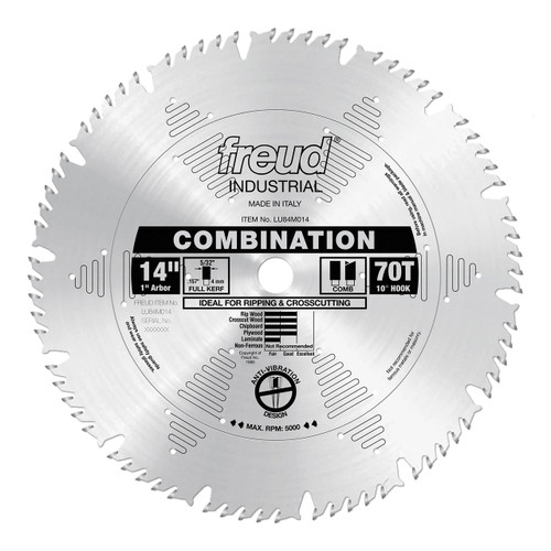 Freud LU84M Circular Saw Blade 14" x 70 TPI