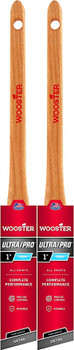 Wooster Genuine 1" Ultra/Pro Firm Thin Angle Sash Paintbrush 2-Pack, 4181-1-2PK