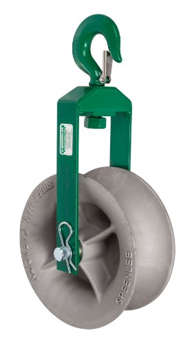 Tempo Greenlee 8012 Cable Puller Sheave Assembly, 12-Inch