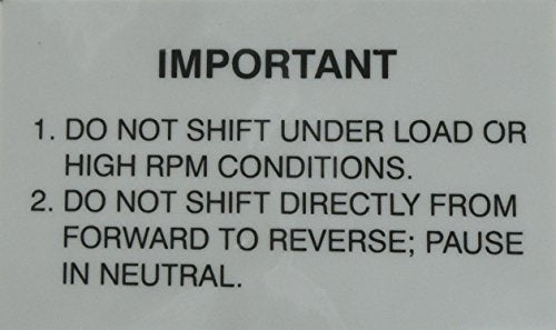 Ridgid 87965 Decal, Important