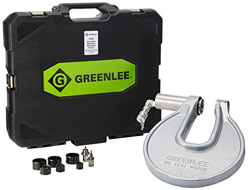 Greenlee 1731 Portable C-Frame Punch Driver with 1/2 to 1-Inch Conduit Punches