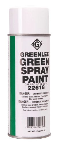Greenlee 22618 Green Paint, 12-Ounce Can, 1-Pack
