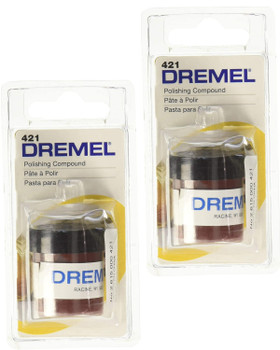 Dremel Genuine OEM Replacement Polishing Compounds - 421-2PK