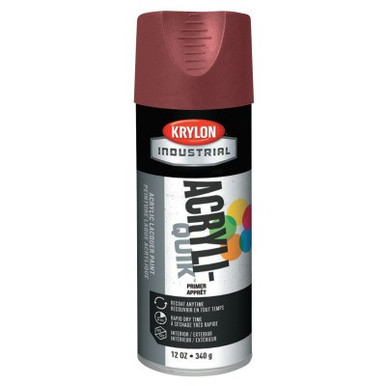 Krylon Industrial Primers, 12 oz Aerosol Can, Ruddy Brown, 6 CN/CA, #K01317A07