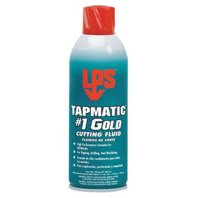 ITW Pro Brands Tapmatic #1 Gold Cutting Fluids, 11 wt oz, Aerosol Can, 12 CN/CS, #40312