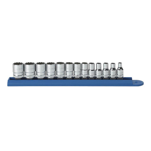 GearWrench 1/4" Drive 12-Point Standard Metric Sockets, 13-Piece Set