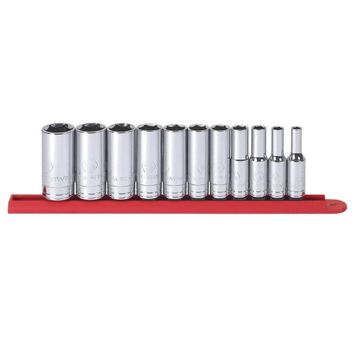 GearWrench 3/8" Drive 6-Point Deep SAE Sockets, 11-Piece Set