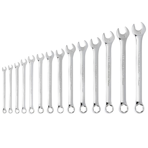 GearWrench 6-Point Combination Metric Wrench Set, 14-Piece