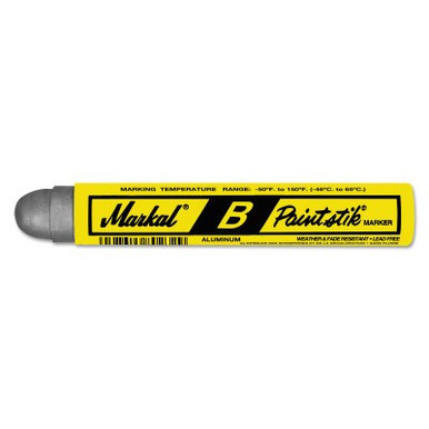 Markal Paintstik B Markers, 11/16 in, Aluminum, 12/DZ, #80232