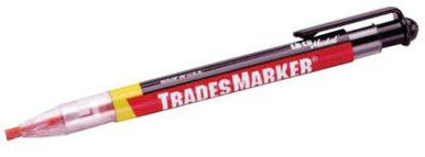 Markal Trades Marker All Purpose Marker, Orange; White; Yellow; Black; Red,, 1/SET