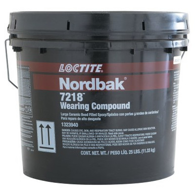 Loctite Nordbak Wearing Compound, 25 lb Plastic Pail, 1 EA, #1323940