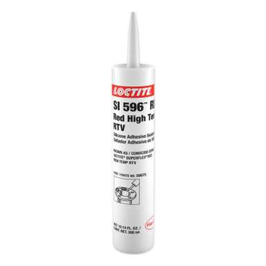 Loctite Superflex Red High Temp RTV, Silicone Adhesive Sealants, 300 mL Cartridge, Red, 10/CS