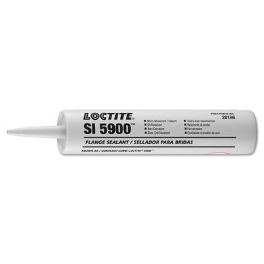 Loctite 5900 Flange Sealant, Heavy Body RTV Silicone, 300 mL Cartridge, Black, 1/CTG