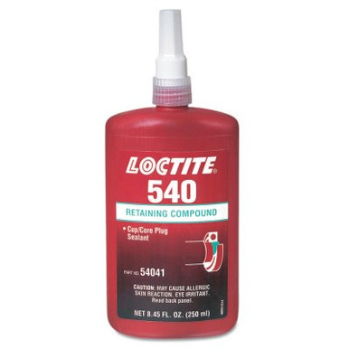 Loctite 540 Core Plug Sealants, 250 mL Bottle, Blue, 1/BO