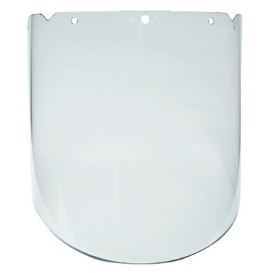 MSA V-Gard Heavy-Duty Visor for Elevated Temperature, AF/AS, Clear 9.25" x 17" x .098" (1/Pkg.) #10115844