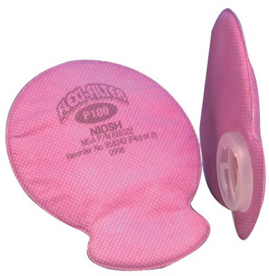 MSA Flexi-Filter Pads for AdvantageRespirators, Particulates, P100, 2/PK, 1/PK, #818342