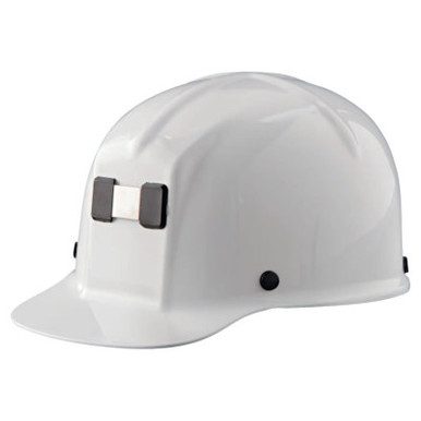 MSA Comfo-Cap Protective Headwear, Staz-On, Cap, White, 1/EA, #91522