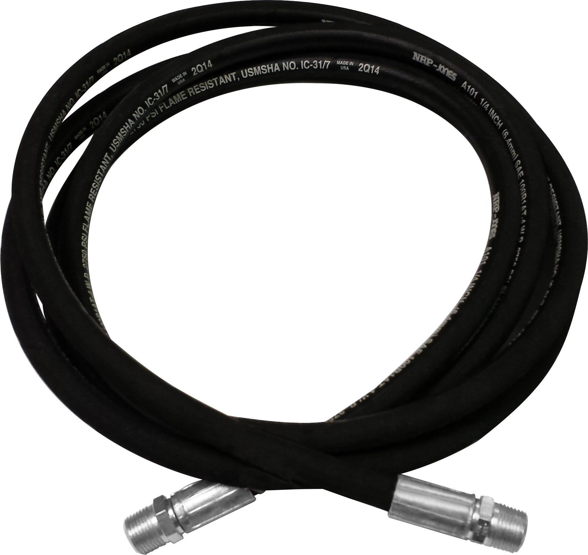 REED 08154 HTP-HOSE ASSY,1/4, 10 LG. 2250 PSI