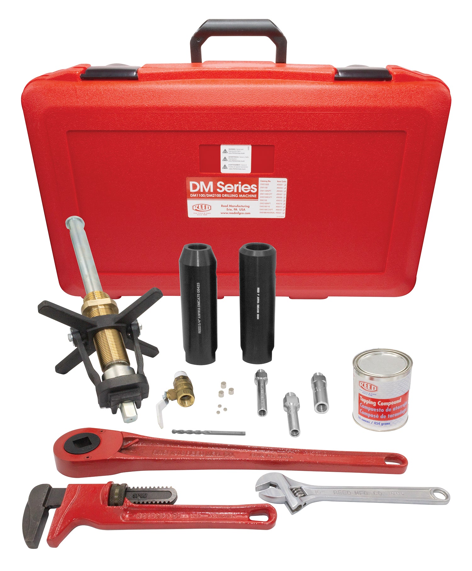 REED DM1100 Drilling Machine, 3/4 to 1-Inch