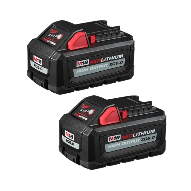 48-11-1862 Milwaukee M18 REDLITHIUM High Output XC6.0 Battery (2-Pack)