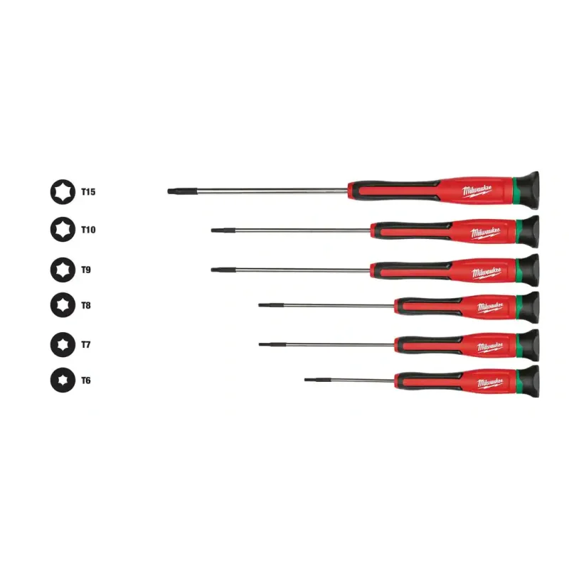 48-22-2610 Milwaukee Torx Precision Screwdriver Set – 6PC