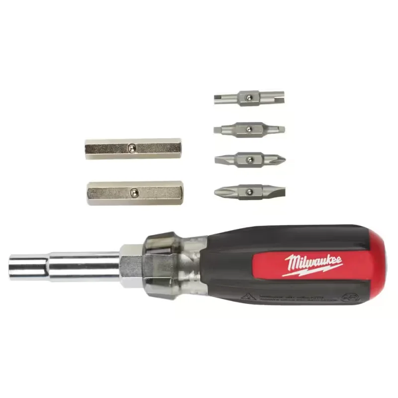 48-22-2880 Milwaukee 13-in-1 Multi Tip Cushion Grip Combo Screwdriver