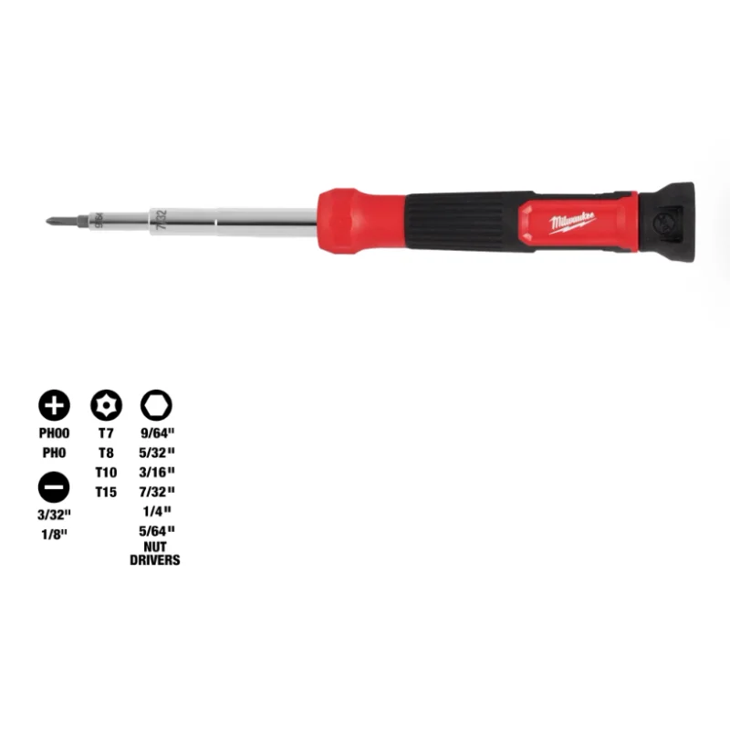 48-22-2933 Milwaukee 14-in-1 Precision Multi Bit Screwdriver