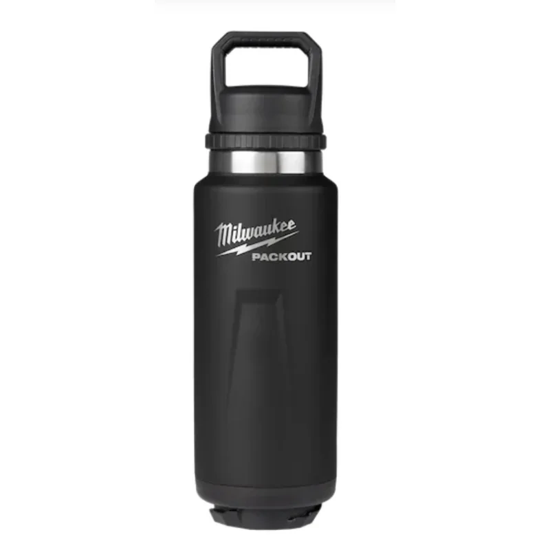 48-22-8397B Milwaukee PACKOUT 360z Insulated Bottle w/ Chug Lid – Black