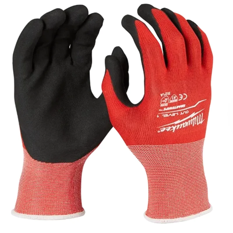 48-22-8900 Milwaukee Cut Level 1 Nitrile Dipped Gloves – Small