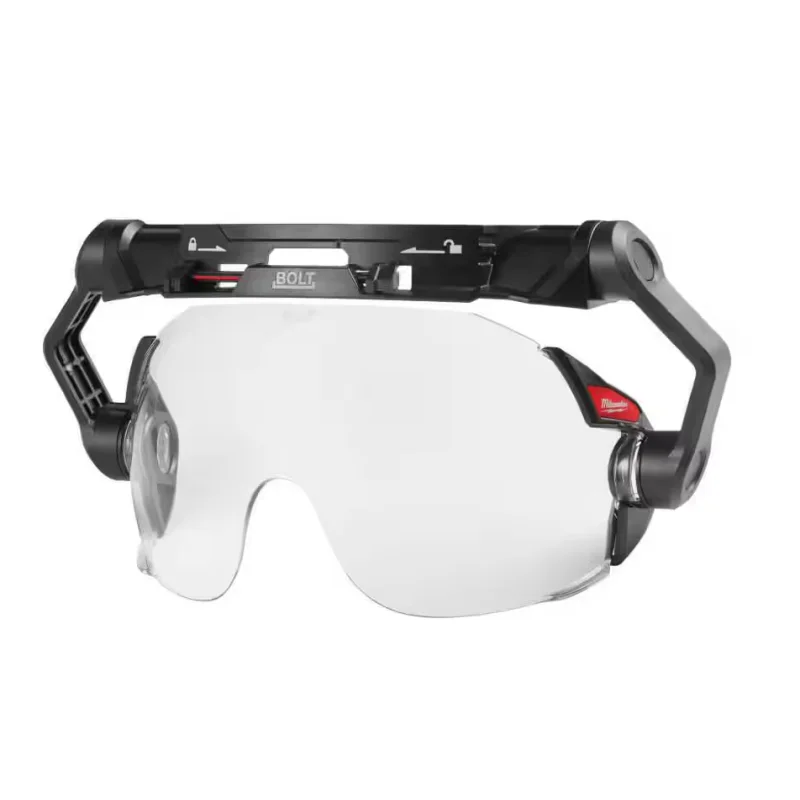 48-73-1410 Milwaukee Bolt Eye Visor – Clear Dual Coat Lens (Compatible with Milwaukee Safety Helmets & Hard Hats))