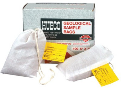Hubco Geological Sample Bags and Parts Bags, 4 1/2in x 6 in, 100/CT, #412X6