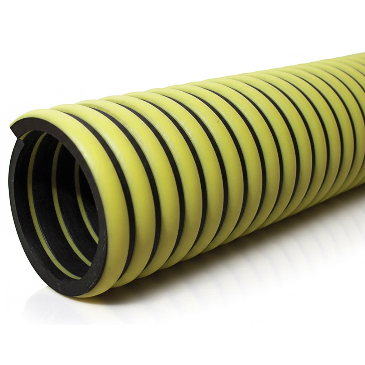 Kanaflex EPDM Suction Hose - 300 Series, 1" Yellow/Black Spiral, 100'