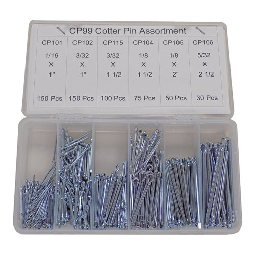 Fastener Barn 555-Piece Cotter Pin Assortment