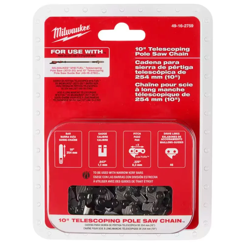 49-16-2759 Milwaukee 10″ Telescoping Pole Saw Chain