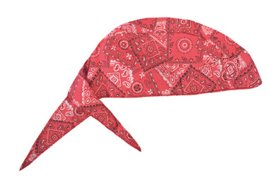 OccuNomix Tuff Nougies Deluxe Tie Hats, One Size, Cowboy Red, 1/EA, #TN6CRD