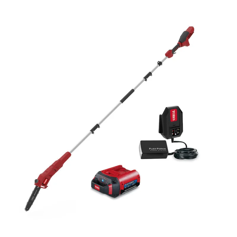51870 Toro 10″ Pole Saw Toro 60V 2ah Battery Charger Included
