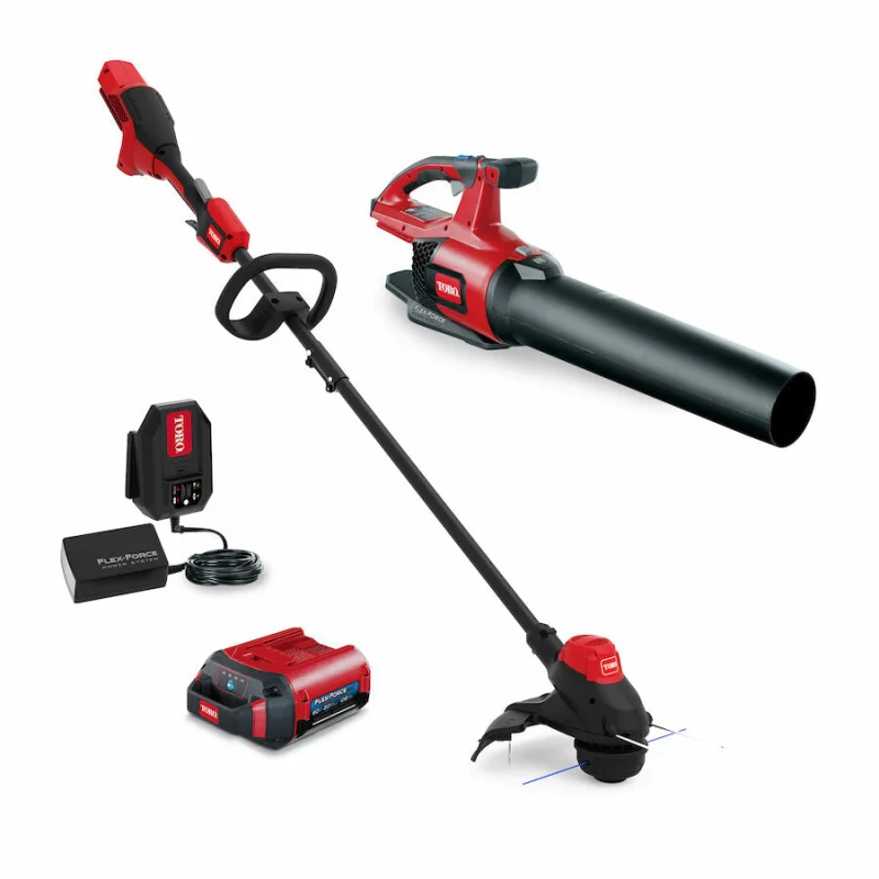 51881 Toro String Trimmer / Blower Kit Toro 60V 2ah Battery Charger Included
