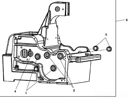 Ridgid 13138 Frame, Machined 122Xl