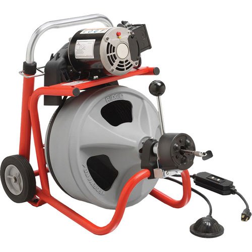 Ridgid 26993 K-400 115Volt Drum Machine with 3/8-Inch by 50-Foot C31 Integral Wound Cable