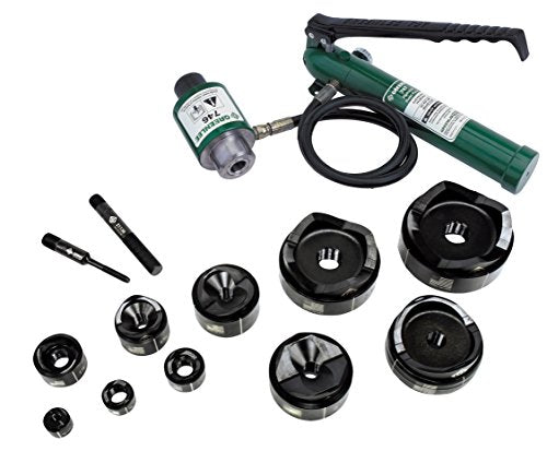Greenlee 7310 Ram and Hand Pump Hydraulic Driver Kit with 10 Conduit Sized Punches