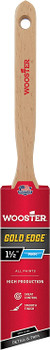 Wooster Genuine 1.5" Gold Edge Semi-Oval Angle Sash Paintbrush - 5236-1.5