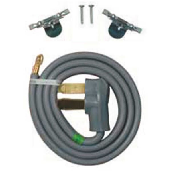 Whirlpool Replacement 4ft 4-Wire 50amp Power Cord For Range, Part#W11226497