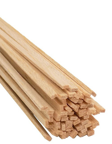Bud Nosen Balsa Wood Strips, 1/16" x 1/8" x 36", 57/pkg.