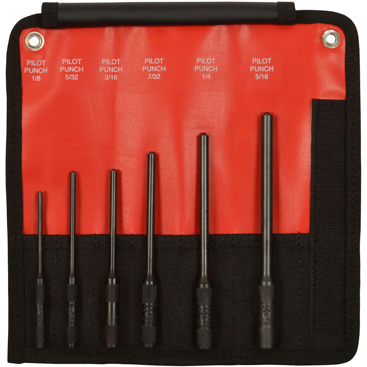 MAYHEW PILOT ROLL PIN PUNCH SET -6 PIECE