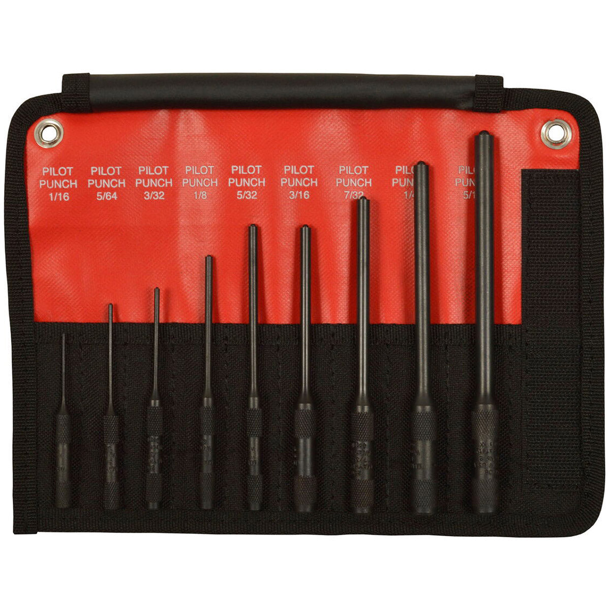 MAYHEW PILOT ROLL PIN PUNCH SET -9 PIECE
