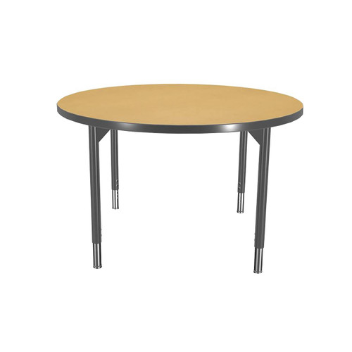 MooreCo Hierarchy Adjustable Round Activity Table, 42" x 42"